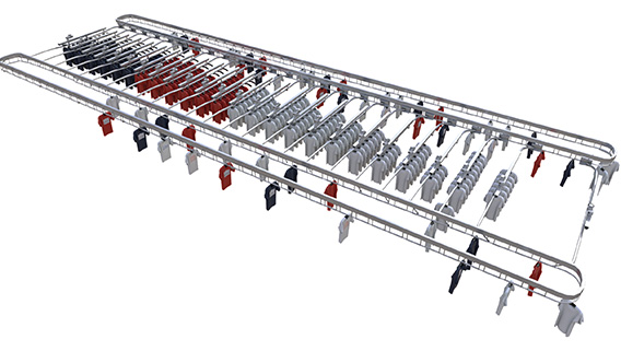 積放式智能懸掛倉(cāng)儲(chǔ)